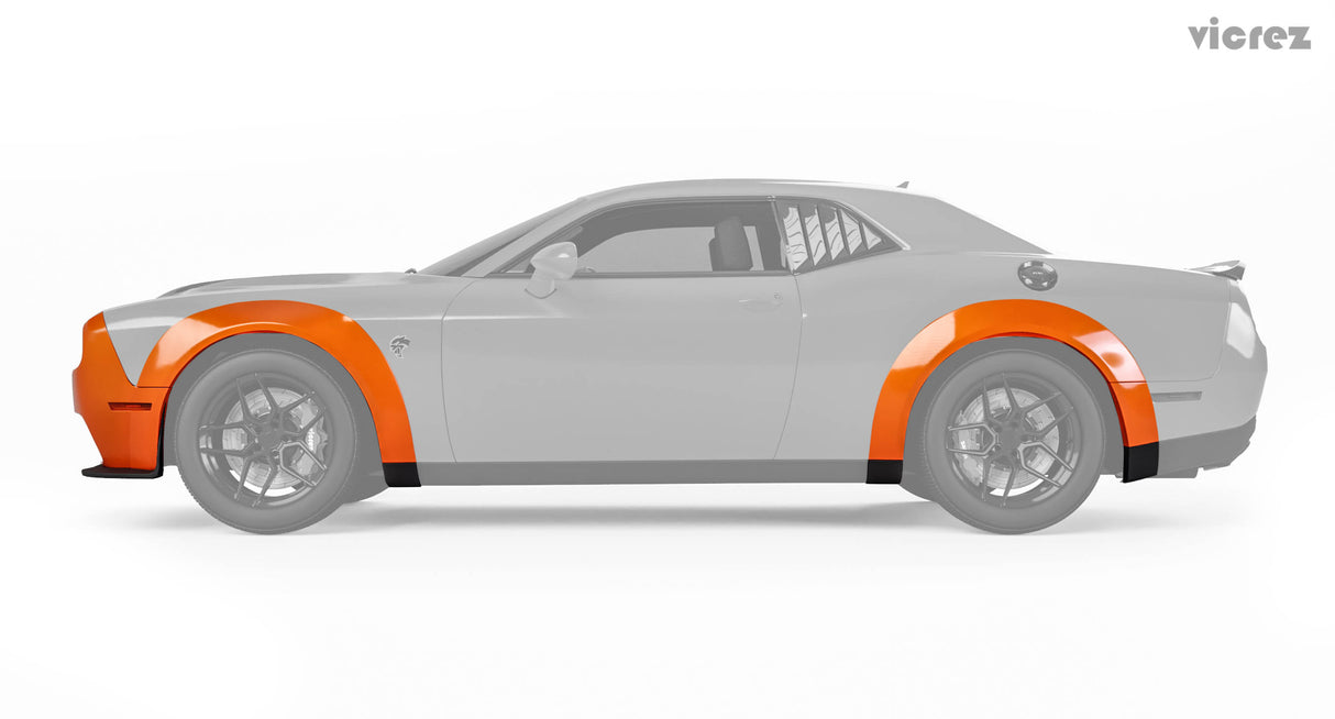 2008-2023 Dodge Challenger Demon Style Wide Body Kit - Vicrez