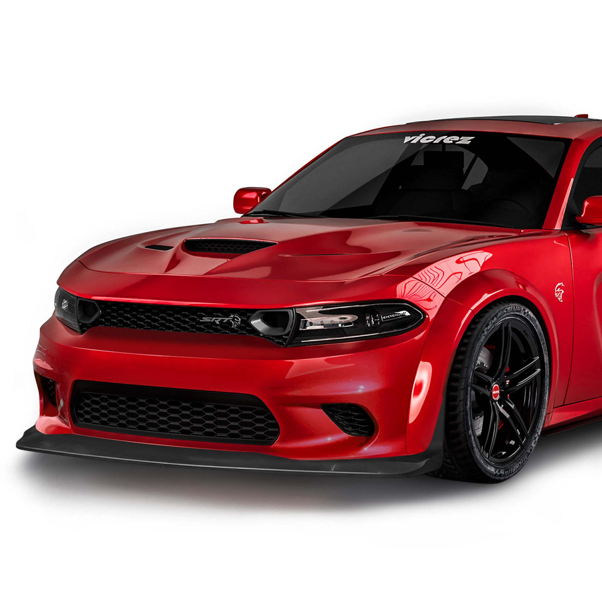 2015-2023 Dodge Charger Demon Widebody Look Front Bumper Lip - Vicrez