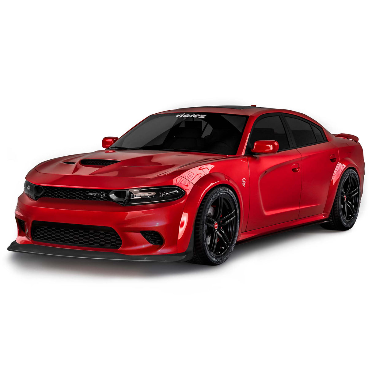 2015-2023 Dodge Charger Demon Widebody Look Front Bumper Lip - Vicrez