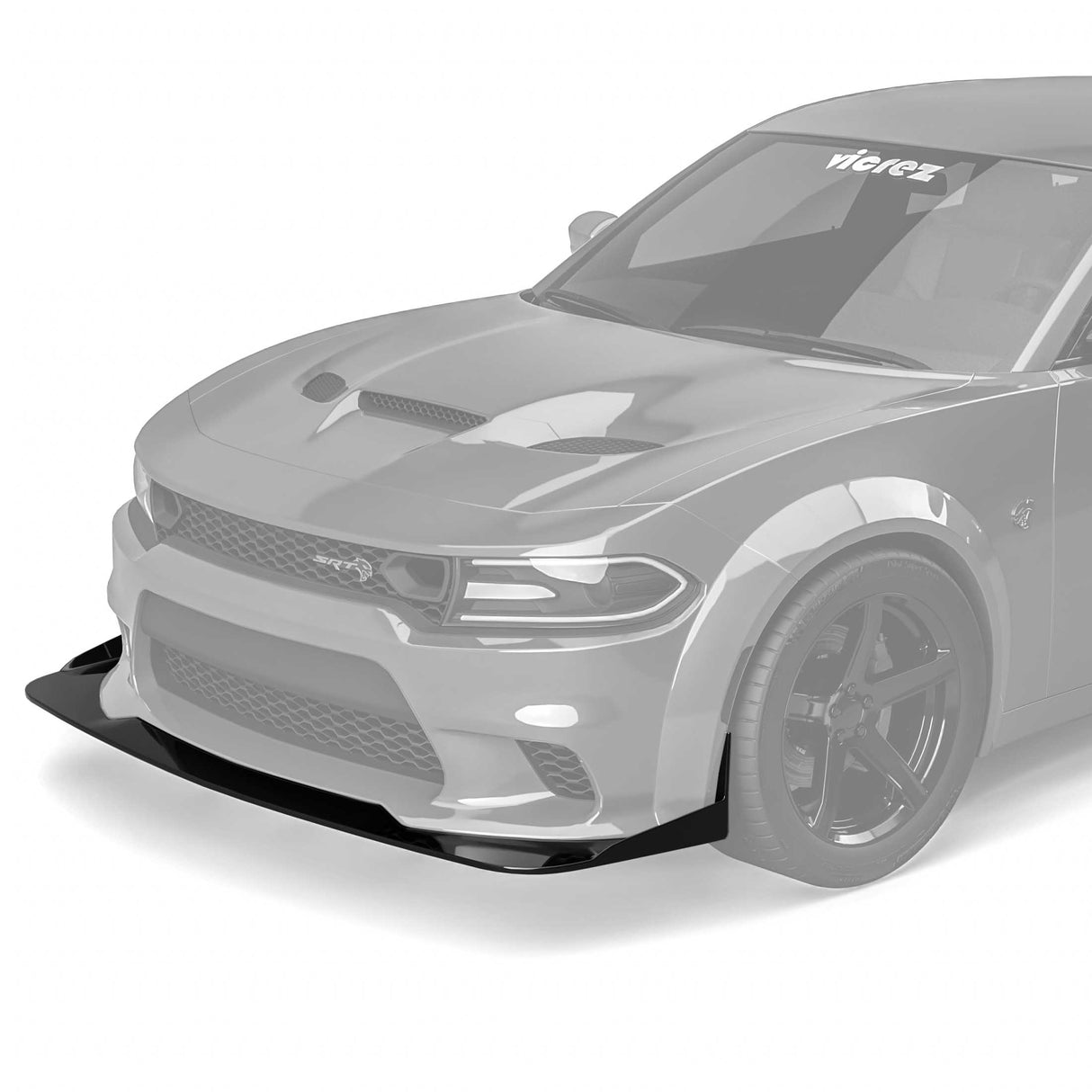 2015-2023 Dodge Charger Demon Widebody Look Front Bumper Lip - Vicrez