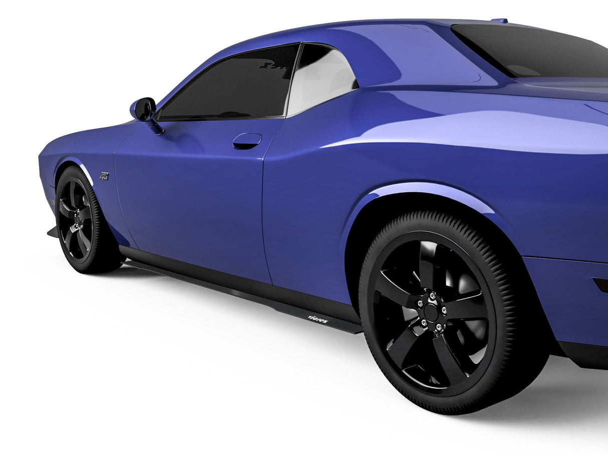 2008-2014 Dodge Challenger VZ Style Side Skirt Splitter - Vicrez