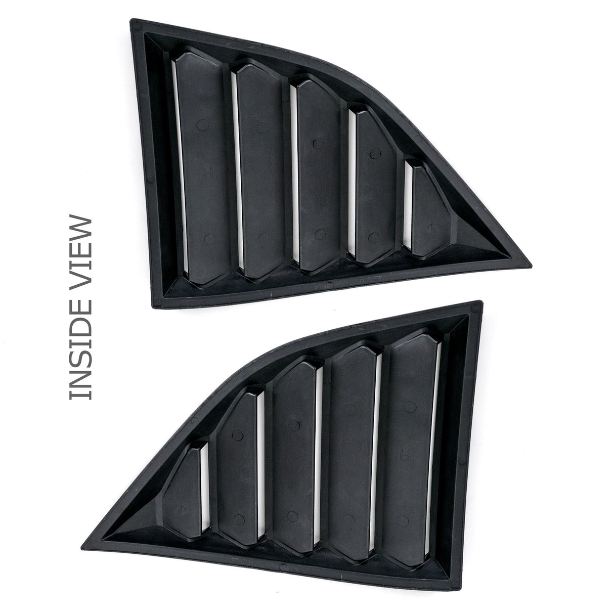 2008-2023 Dodge Challenger LV Style Quarter Window Louvers - Vicrez