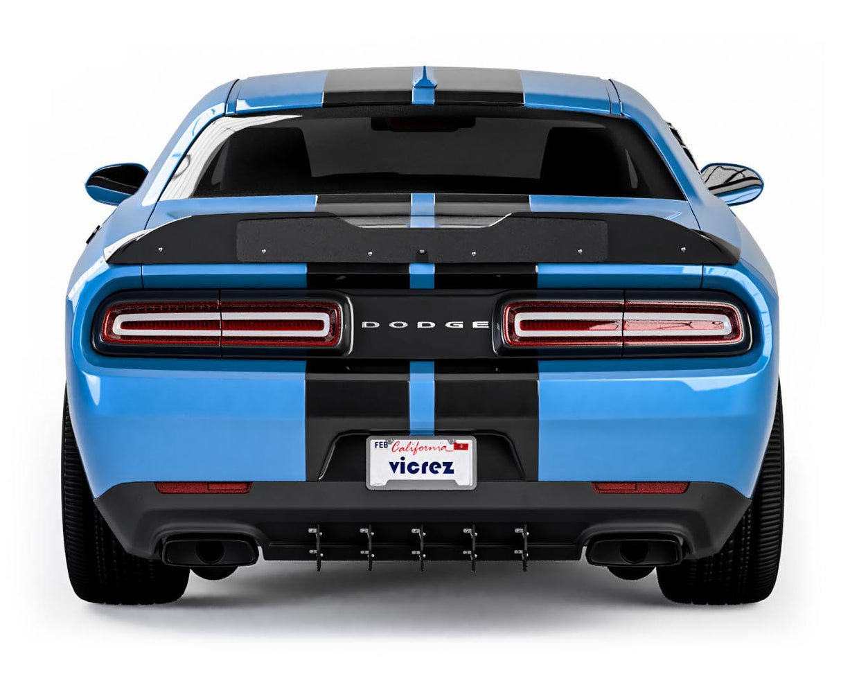 2015-2023 Dodge Challenger LV Style Rear Diffuser Add-On - Vicrez