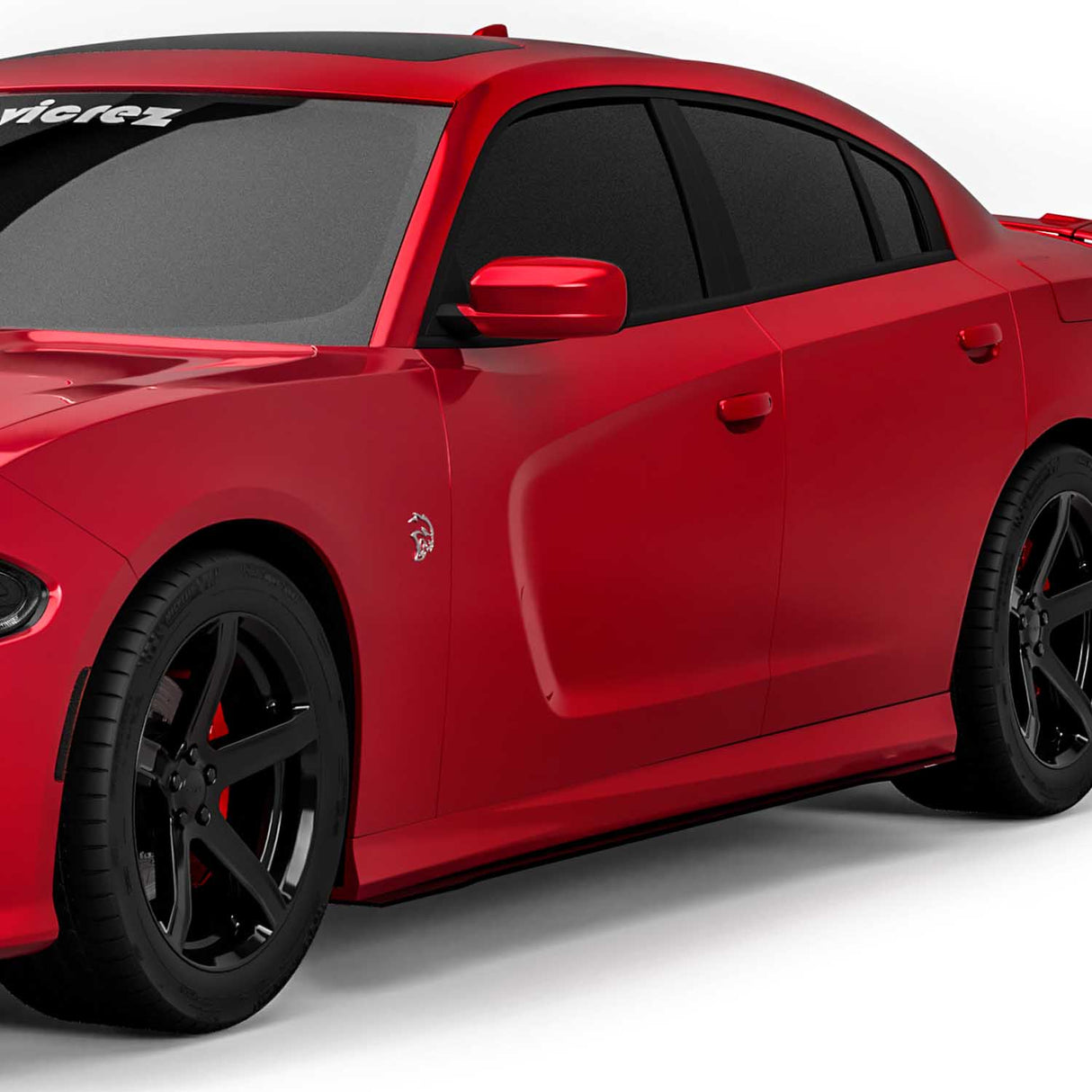 2011-2023 Dodge Charger VZ3 Style Side Skirt Splitters - Vicrez
