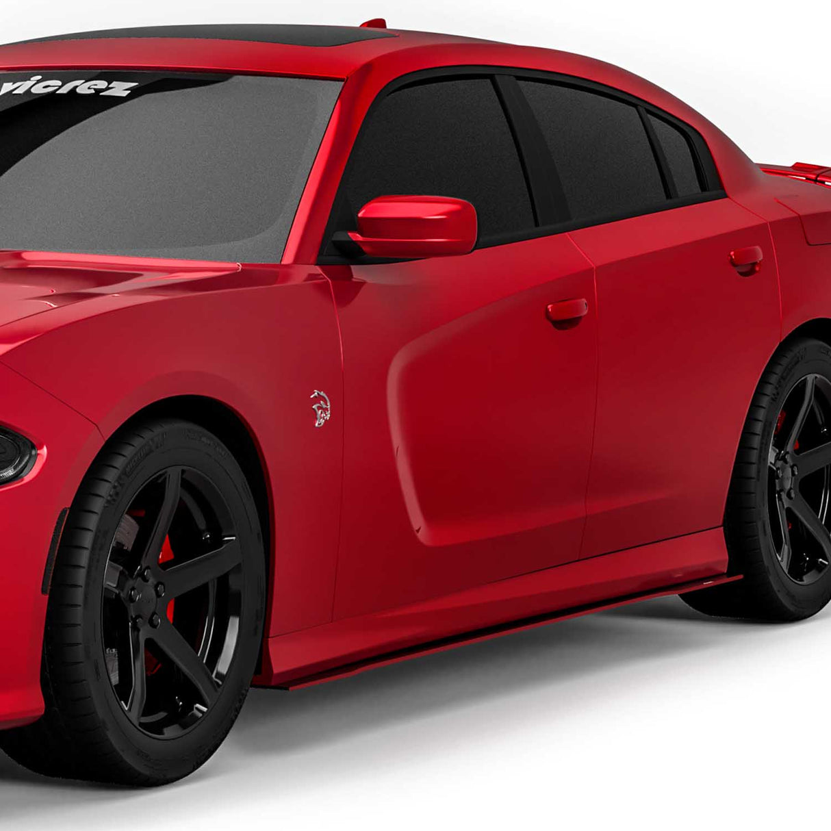 2011-2023 Dodge Charger VZ3 Style Side Skirt Splitters - Vicrez