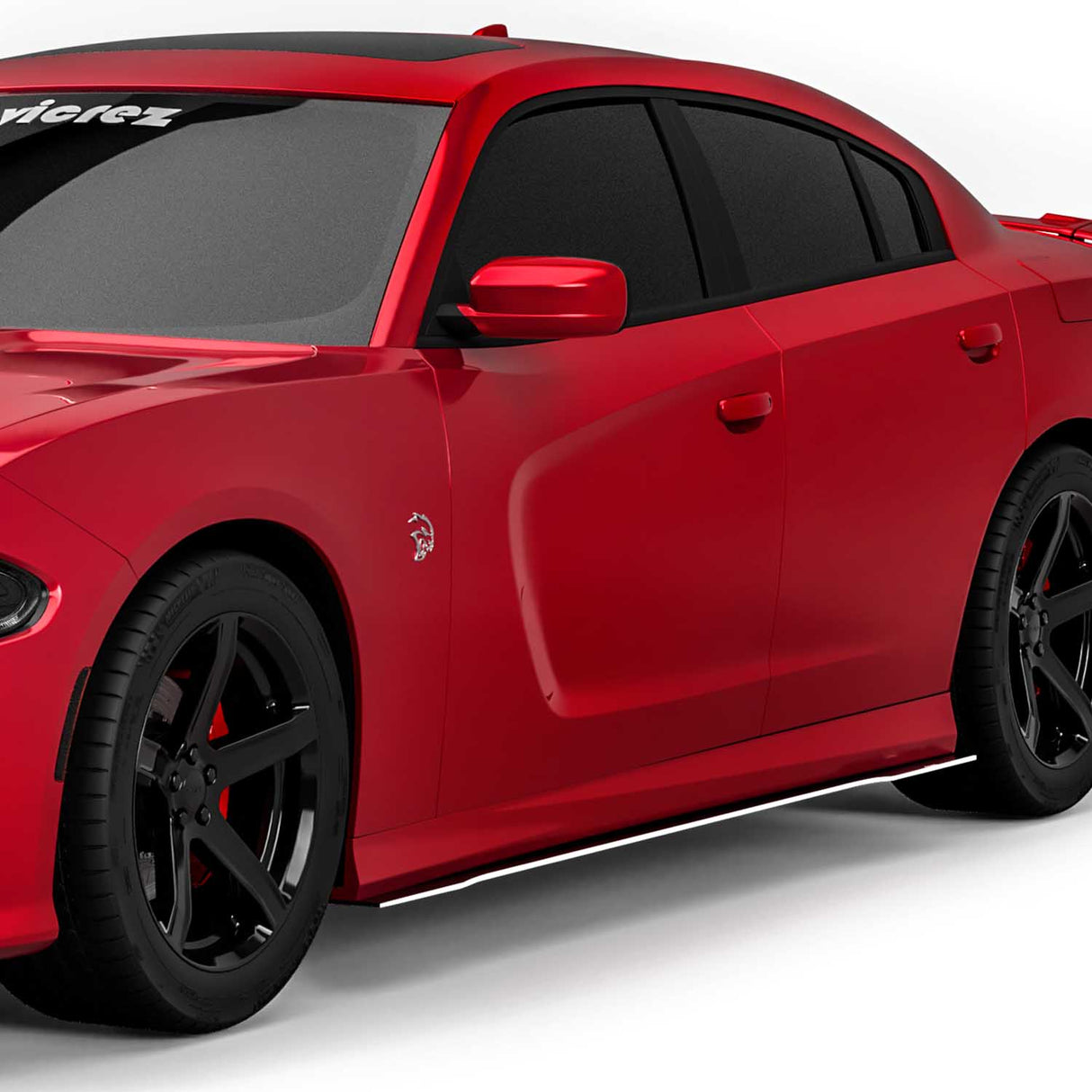 2011-2023 Dodge Charger VZ3 Style Side Skirt Splitters - Vicrez