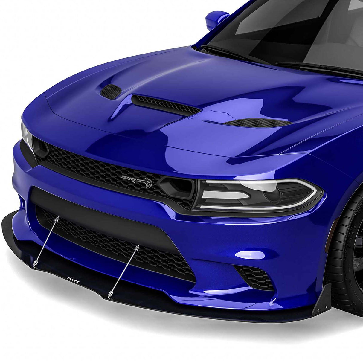 2015-2023 Dodge Charger VZ3 Style Front Bumper Splitter - Vicrez