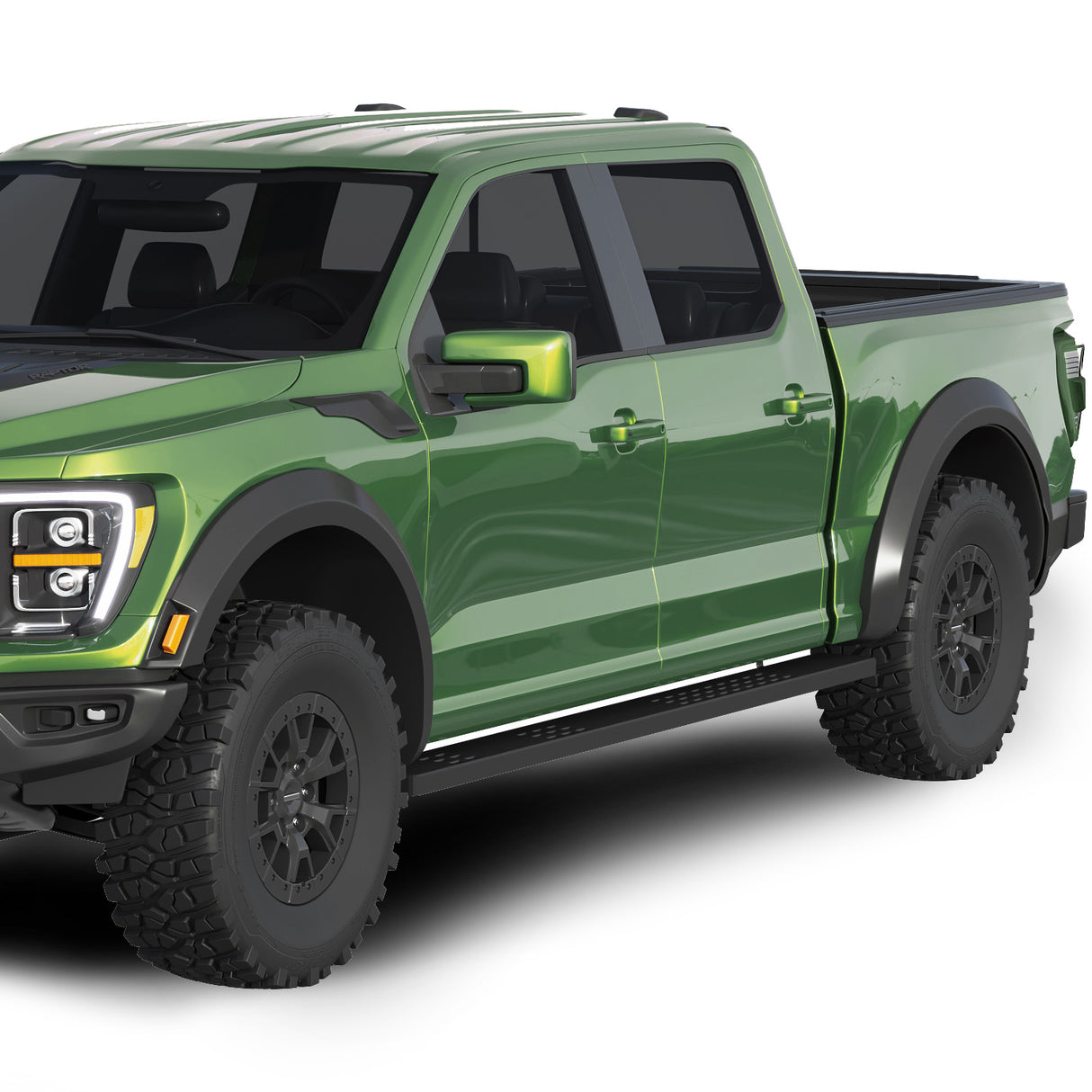 2021-2023 Ford F150 Raptor Style Fender Flares with Light - Vicrez