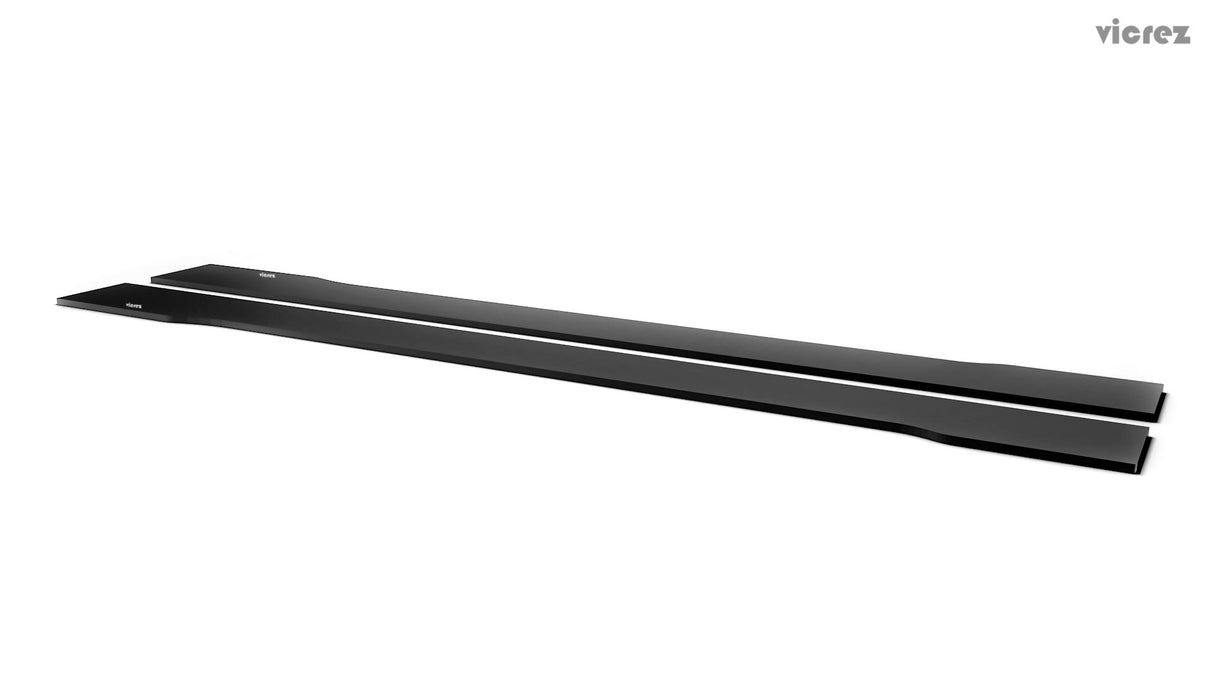 2005-2014 Ford Mustang VZ Style Side Skirt Splitters - Vicrez