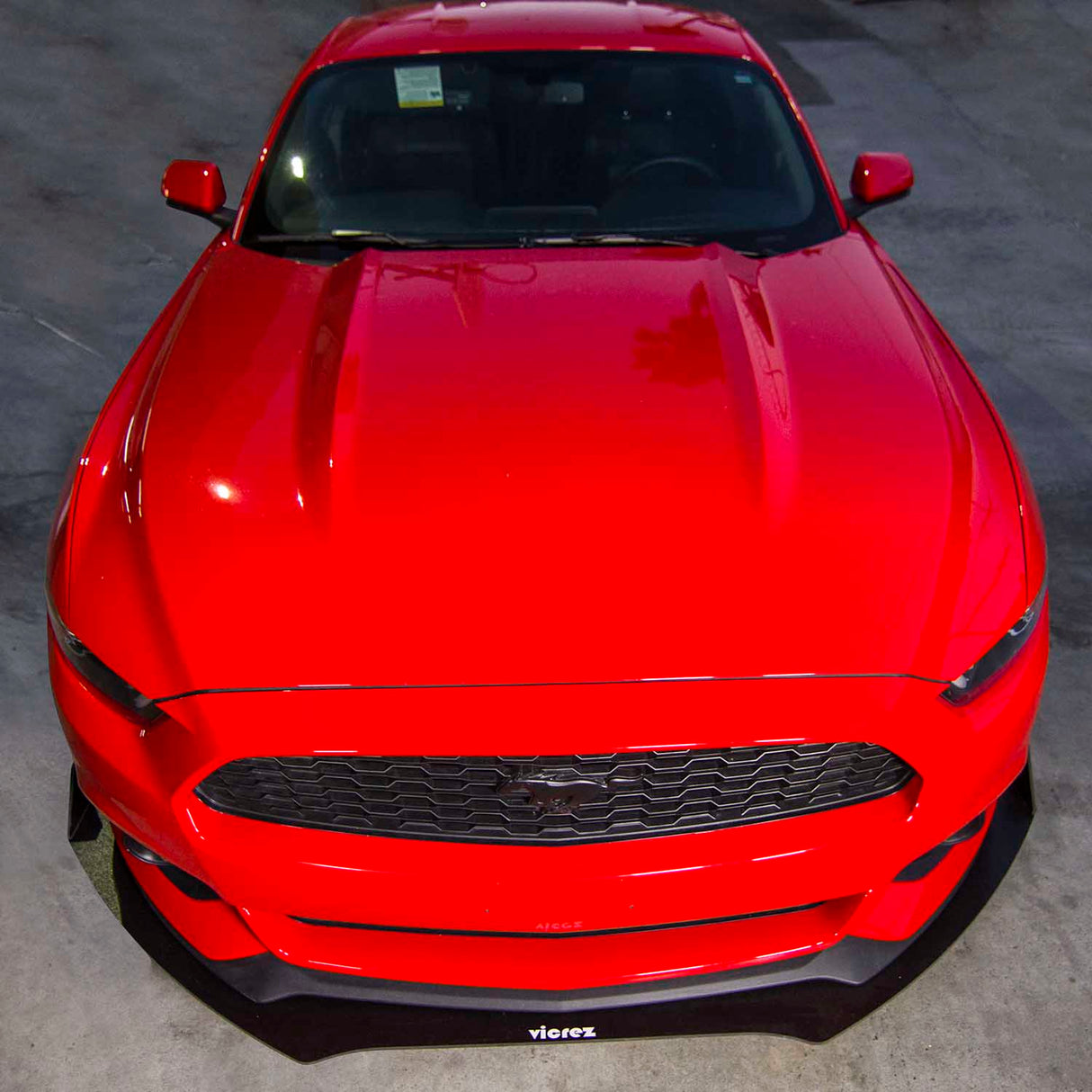 2015-2017 Ford Mustang Front Bumper Lip Splitter - Vicrez