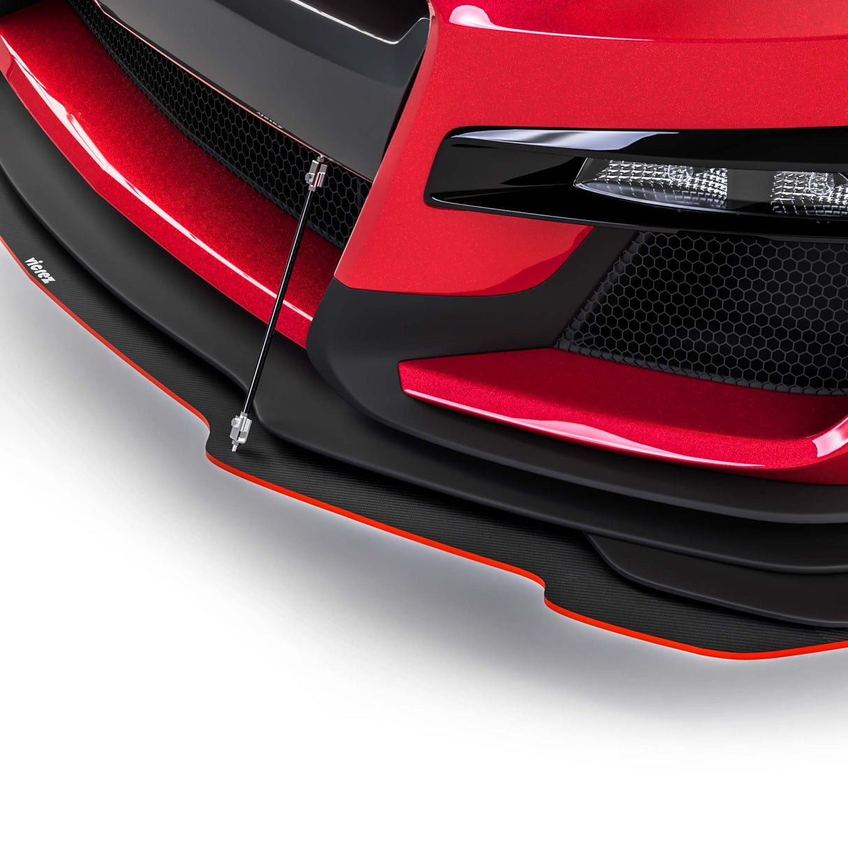 2018-2023 Ford Mustang GT500 Style Front Bumper Splitter - Vicrez