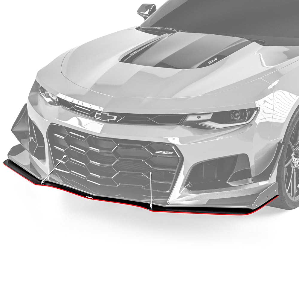 2016-2024 Chevrolet Camaro ZL1 Style Front Bumper Splitter - Vicrez