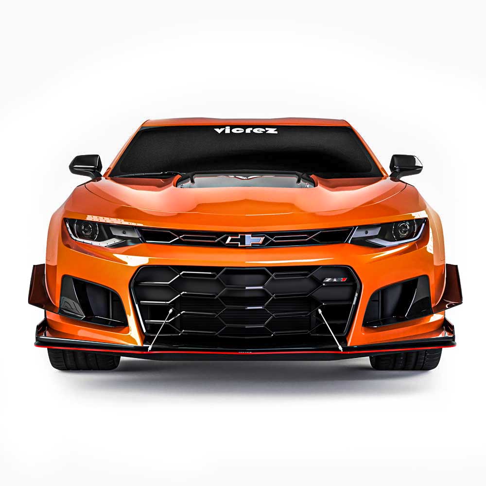 2016-2024 Chevrolet Camaro ZL1 Style Front Bumper Splitter - Vicrez