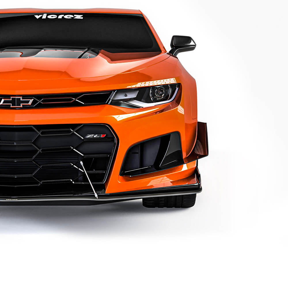 2016-2024 Chevrolet Camaro ZL1 Style Front Bumper Splitter - Vicrez