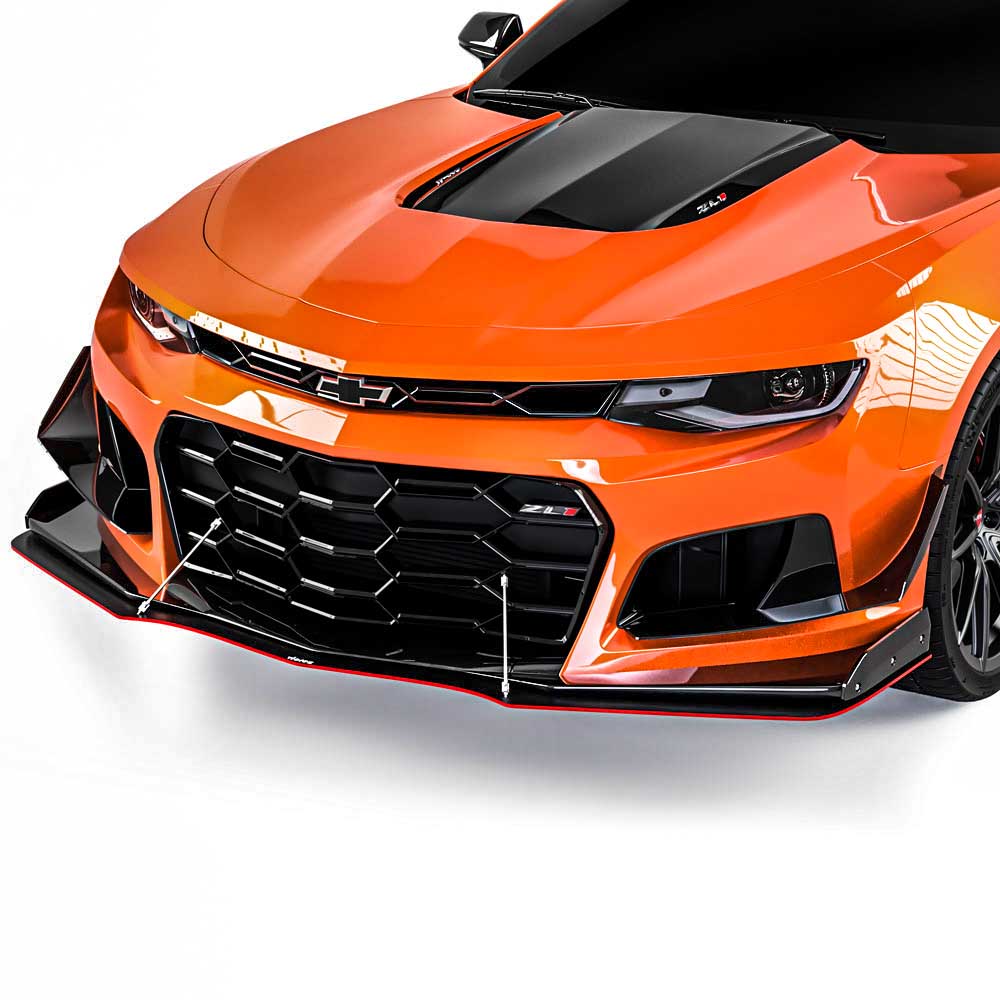 2016-2024 Chevrolet Camaro ZL1 Style Front Bumper Splitter - Vicrez