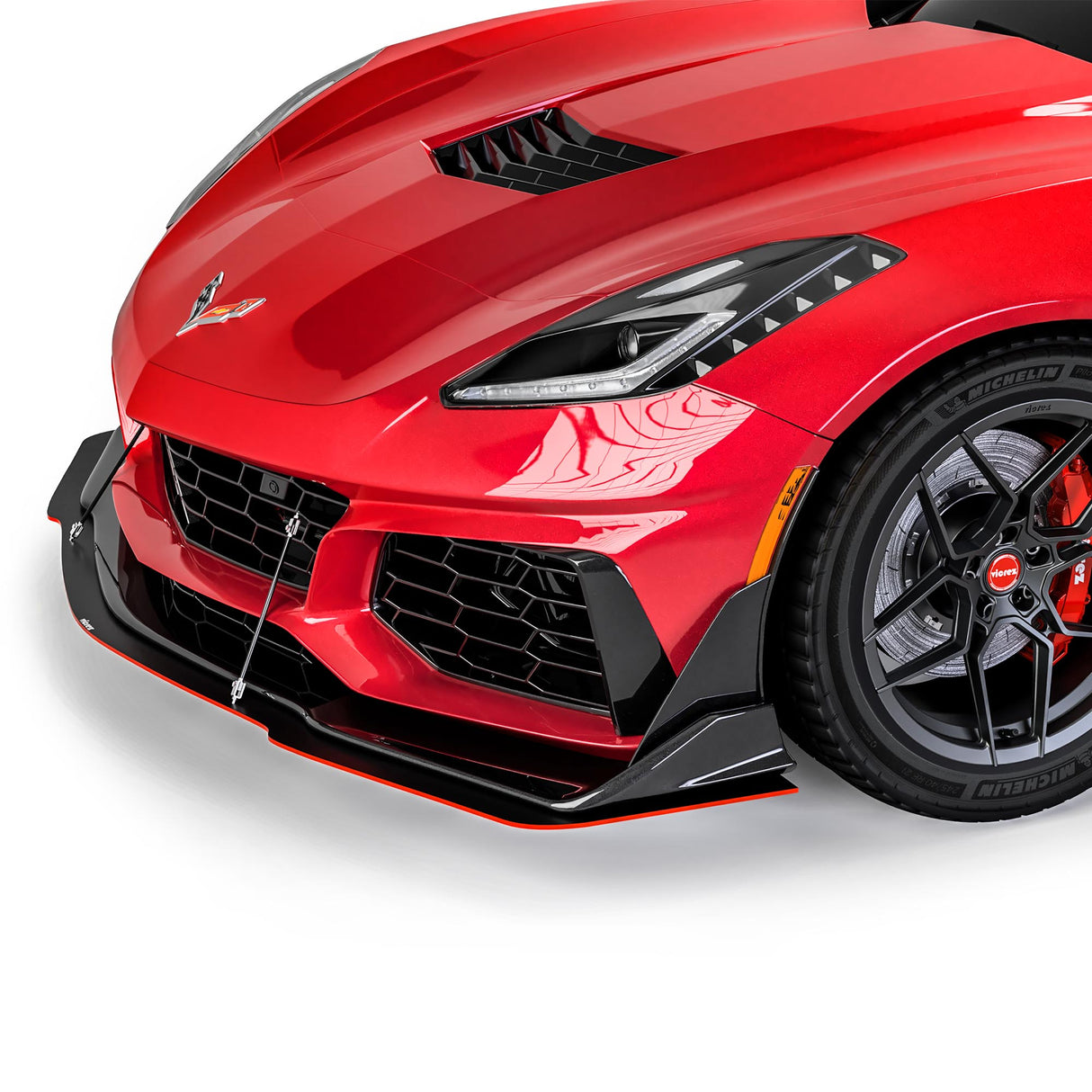 2014-2019 Chevrolet Corvette C7 ZR1 Style Front Bumper Splitter - Vicrez