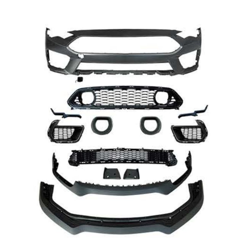 2018-2022 Ford Mustang Mach 1 Front Bumper with Grille LED Light - Vicrez