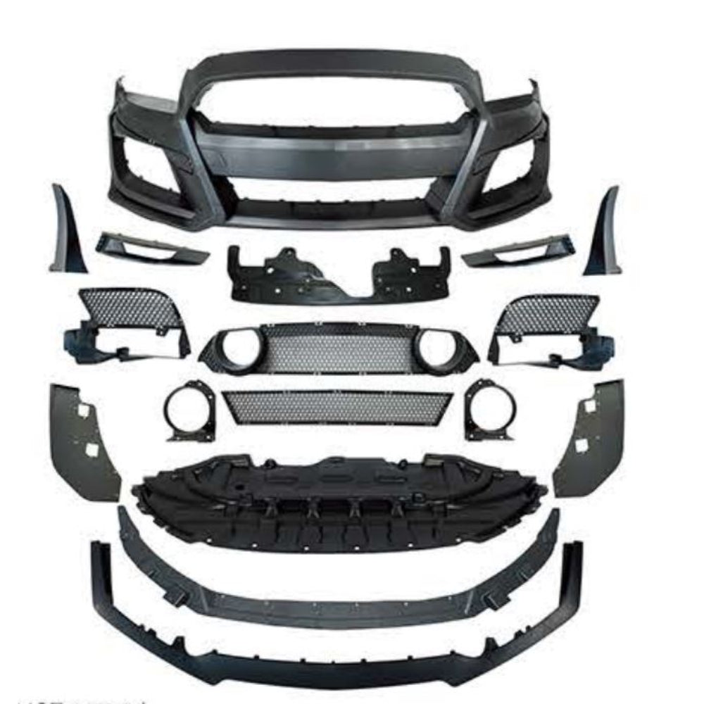 2010-2014 Ford Mustang GT500 Front Bumper w/ Grille Light Hole - Vicrez