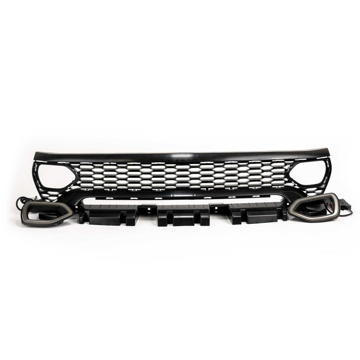 2020-2023 Dodge Charger Widebody Front Grille w/ LED Snorkel Lights - Vicrez