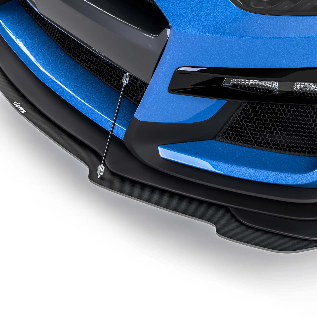 2015-2017 Ford Mustang GT500 Style Front Bumper Splitter - Vicrez