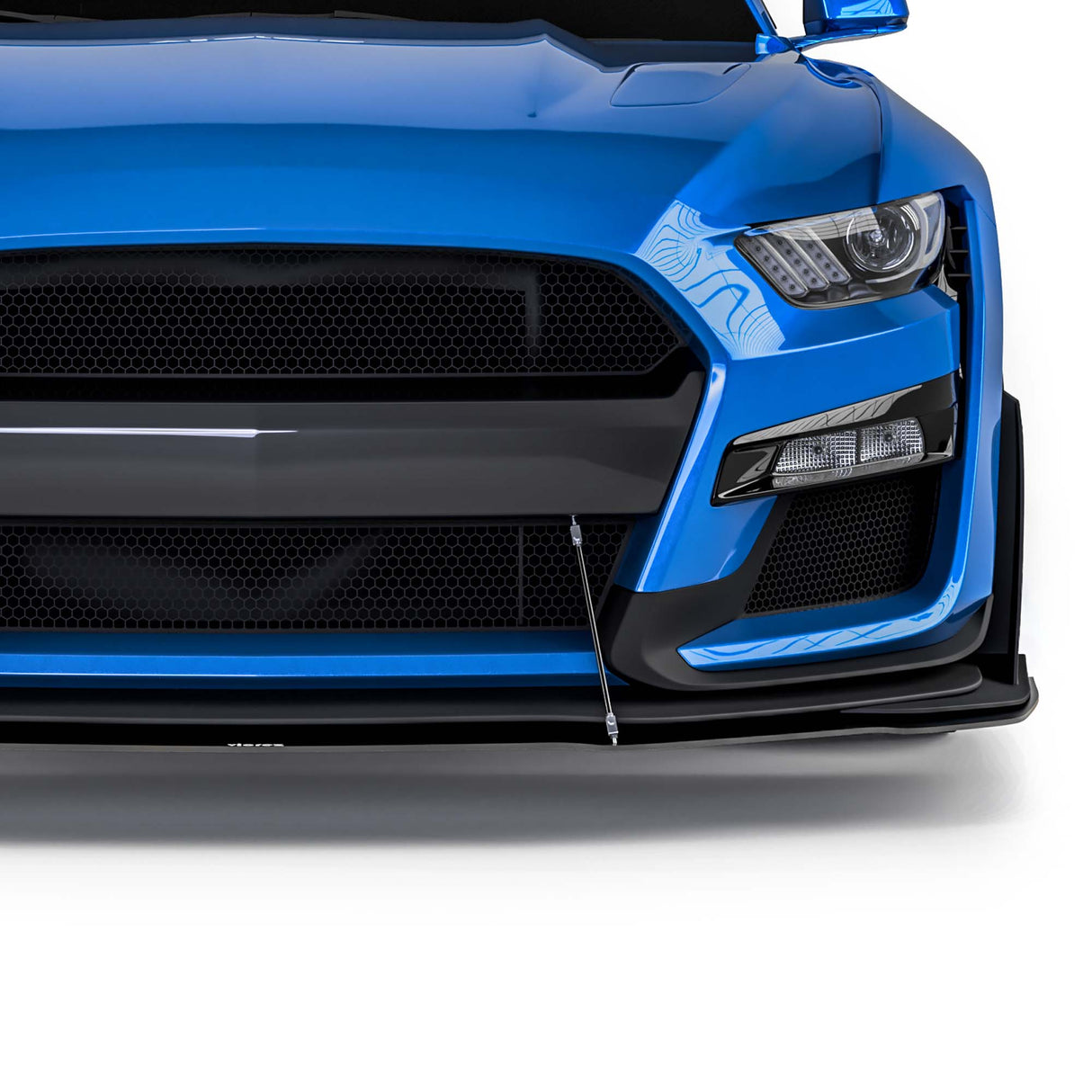 2015-2017 Ford Mustang GT500 Style Front Bumper Splitter - Vicrez