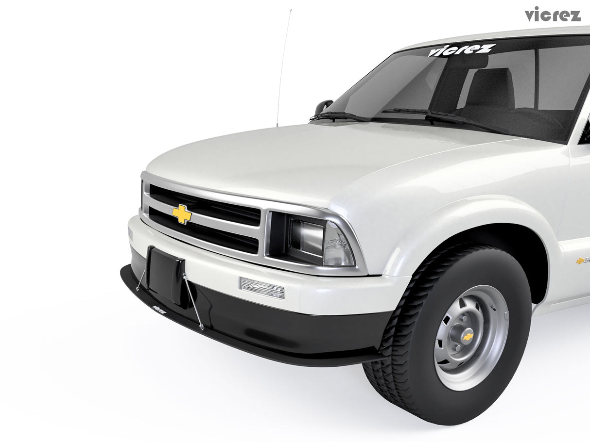 1994-2004 Chevrolet S-10 V Style Front Splitter - Vicrez