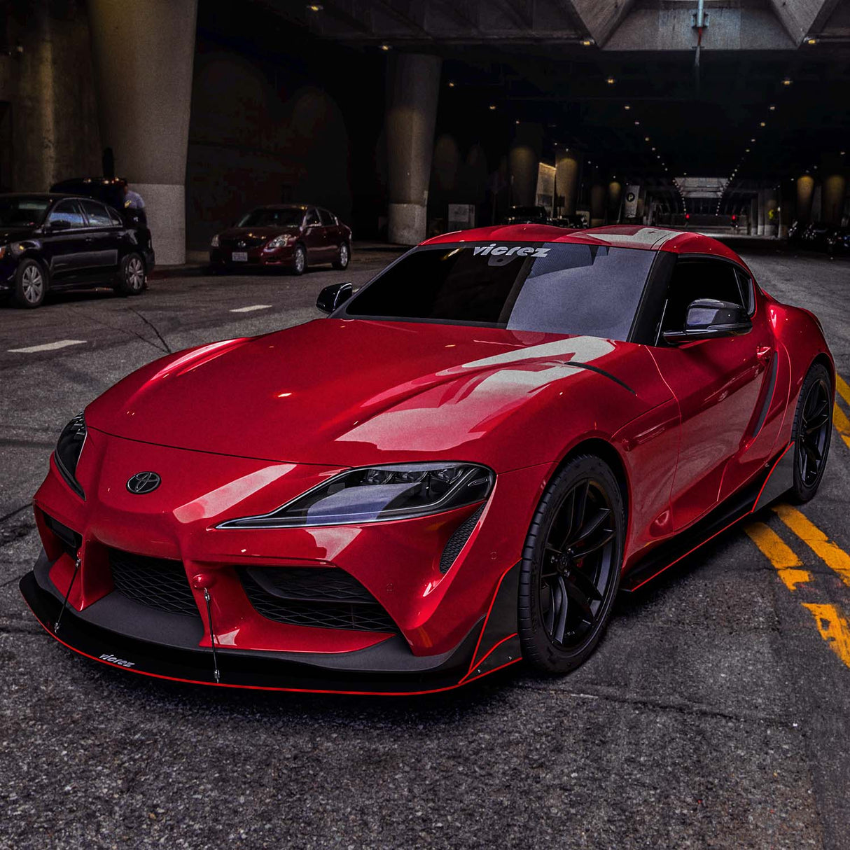 2020-2026 Toyota Supra VZ3 Style Front Splitter - Vicrez