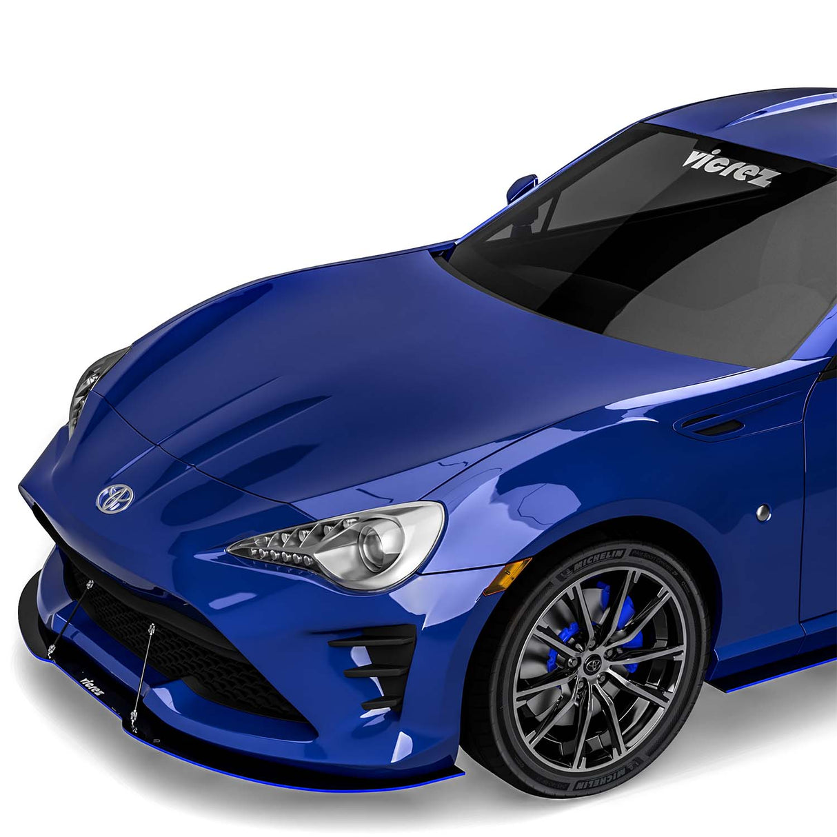 2013-2021 BRZ/FRS/86 VZ3 Style Front Splitter - Vicrez