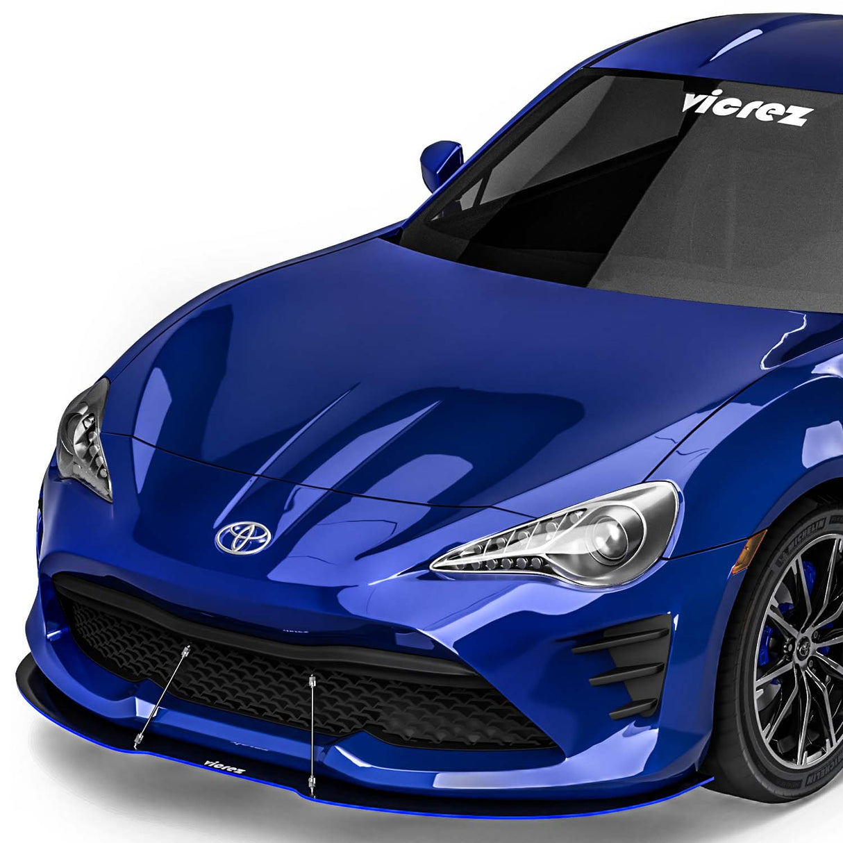 2013-2021 BRZ/FRS/86 VZ3 Style Front Splitter - Vicrez