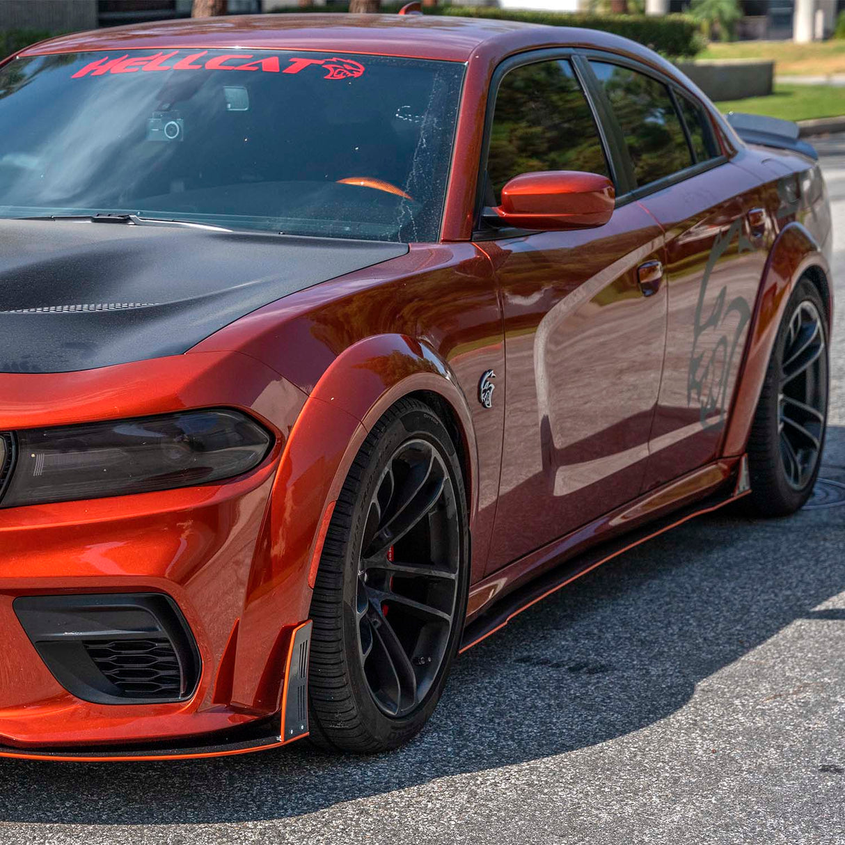 2020-2023 Dodge Charger Widebody V3R Style Side Skirt Splitters - Vicrez