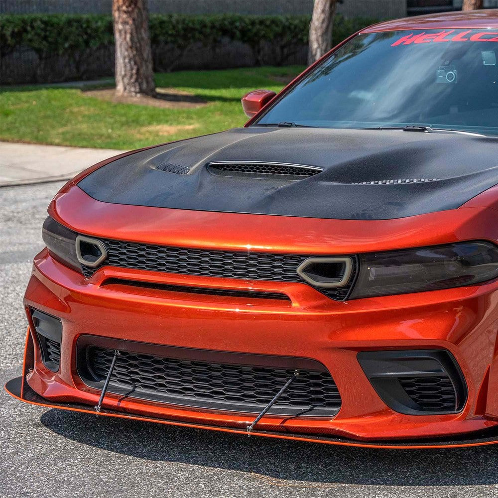 2020-2023 Dodge Charger Widebody VR3 Style Front Bumper Lip Splitter - Vicrez