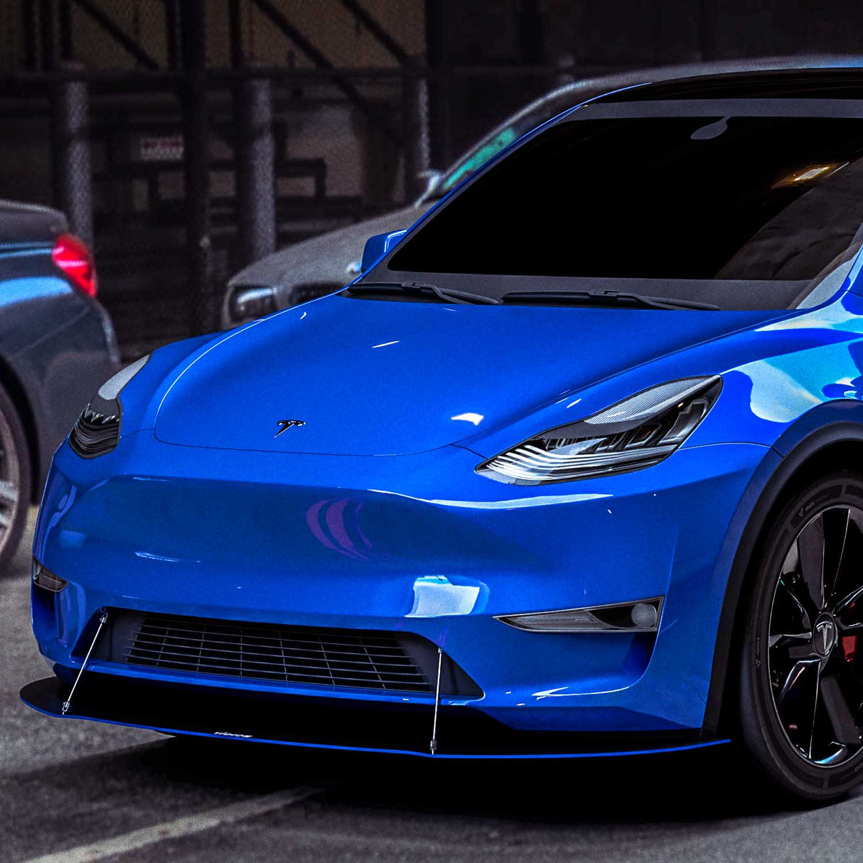 2020-2023 Tesla Model Y VR1 Style Front Splitter - Vicrez