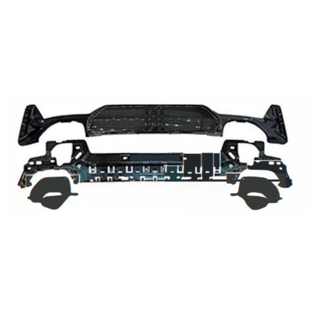 2022-2026 BMW G20/G28 LCI MP Style Rear Diffuser Silver Tips - Vicrez