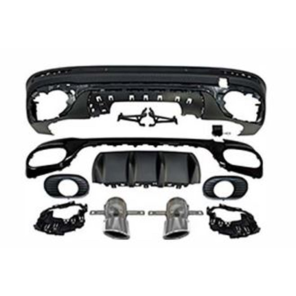 2019-2025 Mercedes GLA GLB35 Style Diffuser with Tips - Vicrez