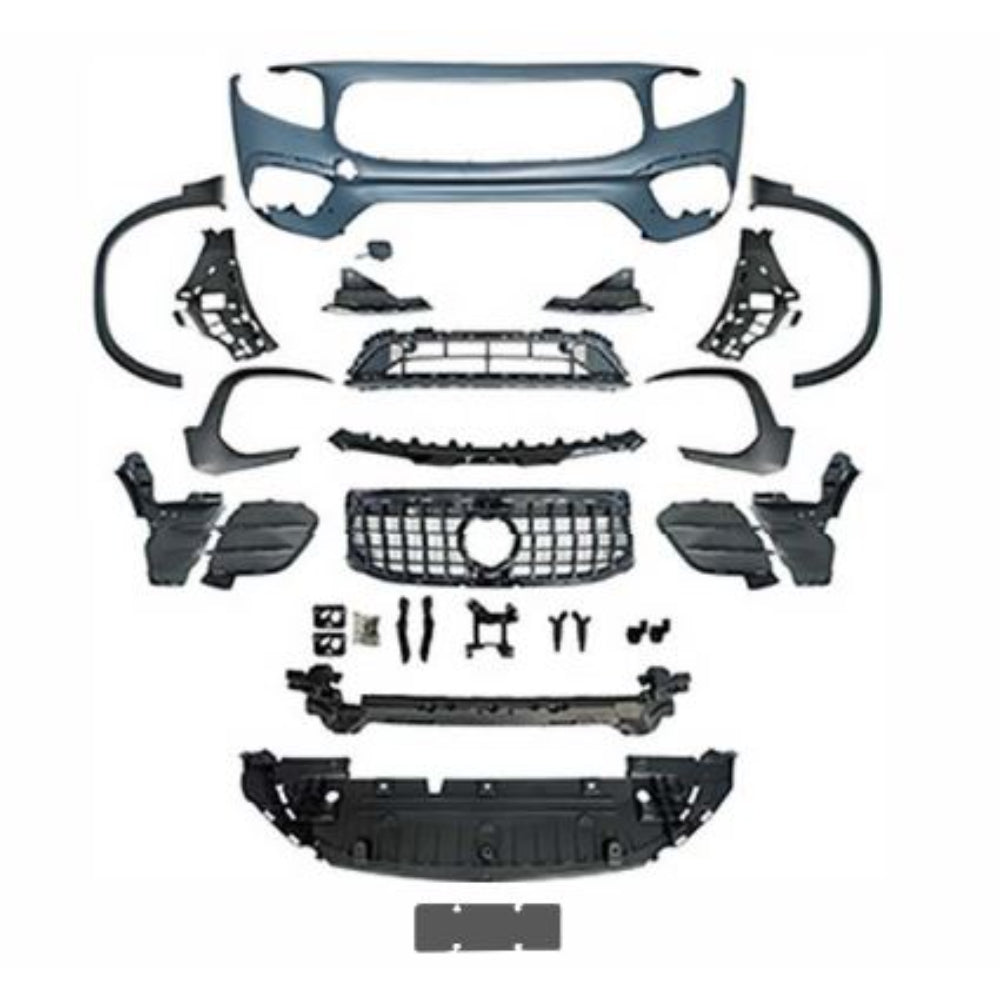 2019-2025 Mercedes GLA GLB35 Style Front Bumper With Grille - Vicrez