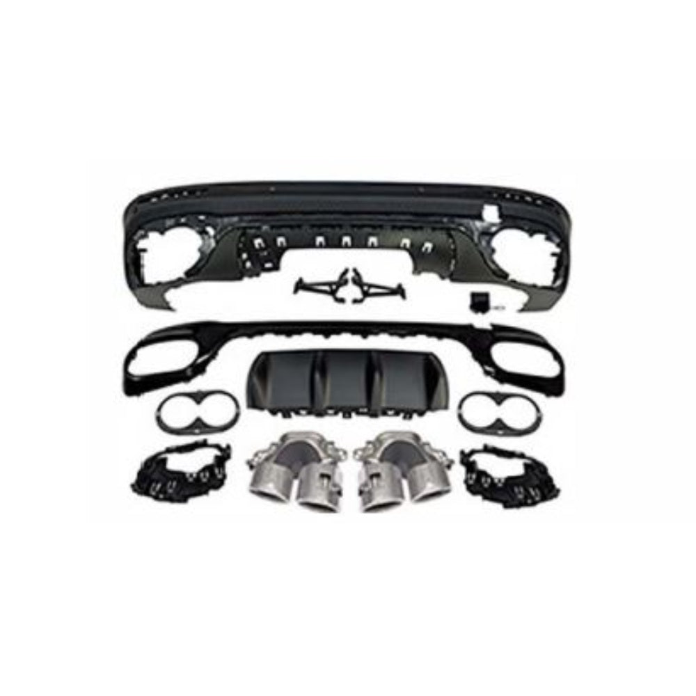 2019-2025 Mercedes GLA Class GLB45 Style Diffuser with Tips - Vicrez