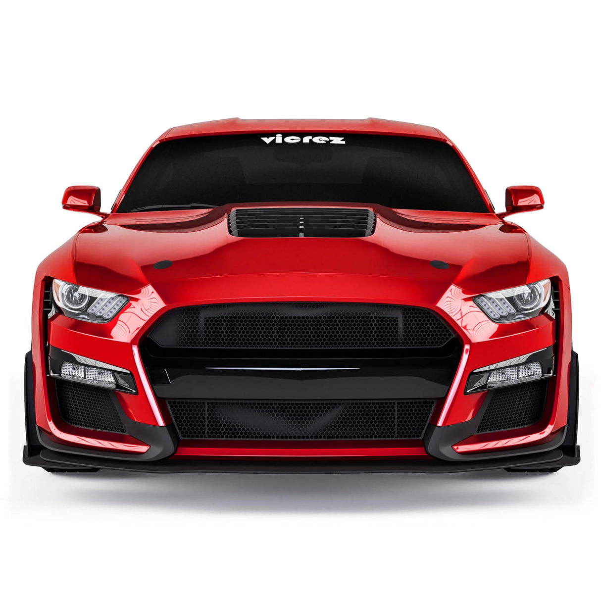 2018-2023 Ford Mustang GT500 Style Front Bumper Cover - Vicrez