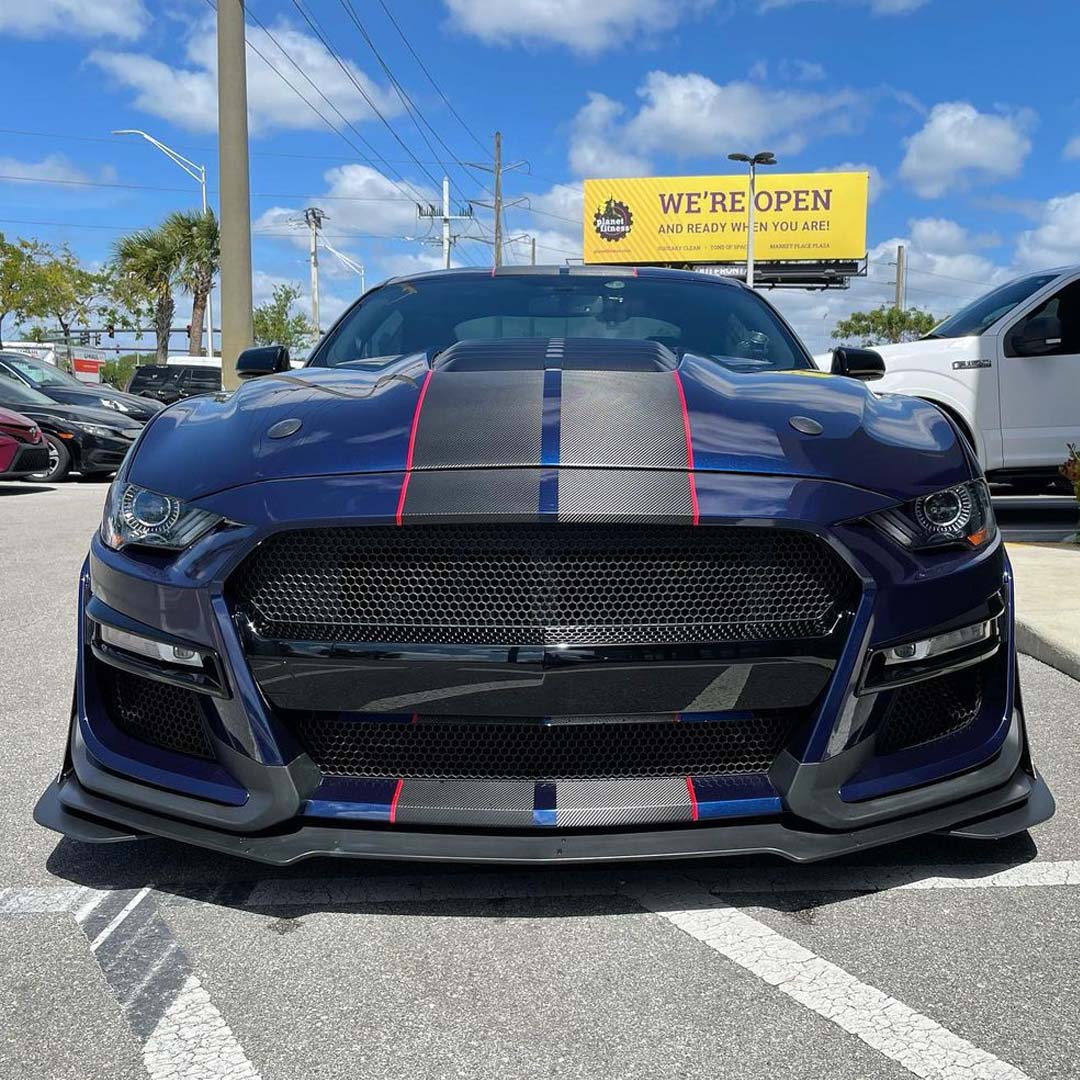 2018-2023 Ford Mustang GT500 Style Front Bumper Cover - Vicrez