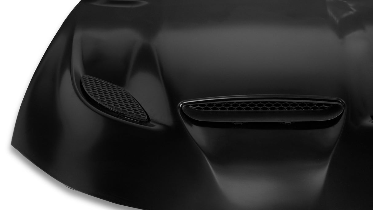 2015-2023 Dodge Charger Hellcat Style Hood w/ Air Vent Scoop - Vicrez