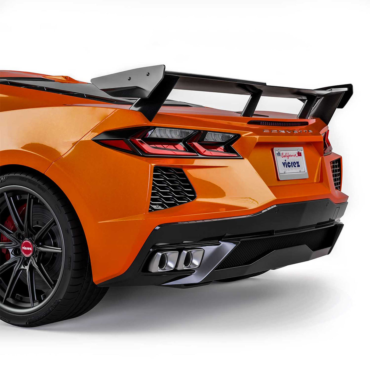 2020-2026 Chevrolet Corvette C8 High Wing Rear Spoiler - Vicrez