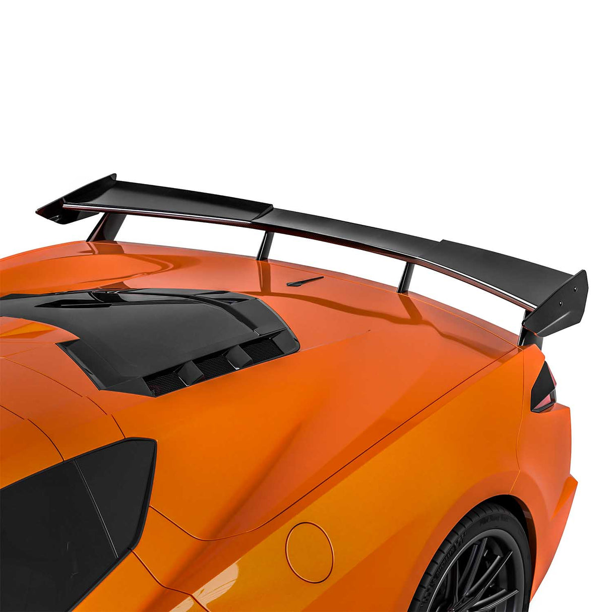 2020-2026 Chevrolet Corvette C8 High Wing Style Rear Spoiler - Vicrez Carbon Fiber