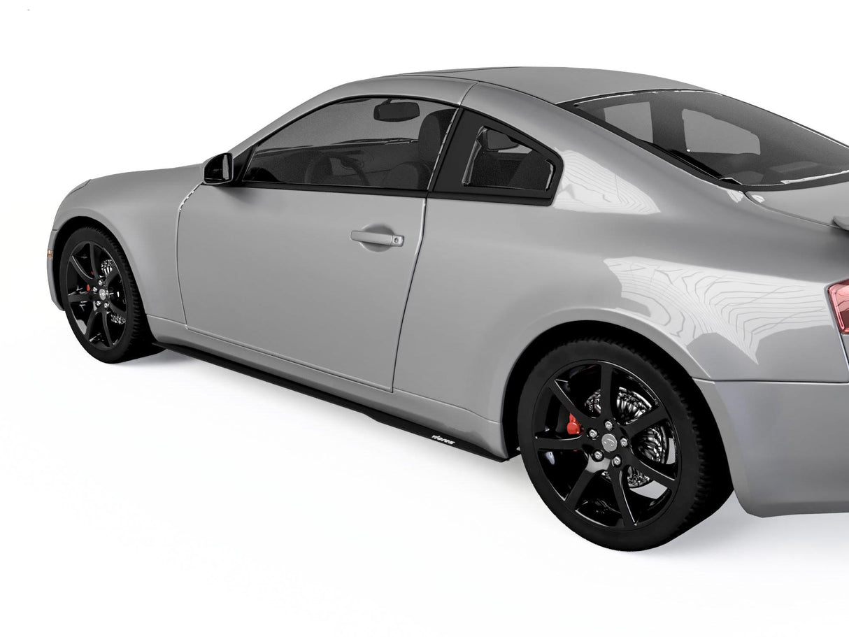 2003-2007 Infiniti G35 Coupe Side Skirt Splitters - Vicrez