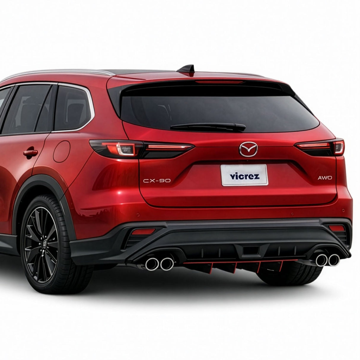 2024-2026 Mazda CX-90 Jesky VR4 Style Rear Diffuser - Vicrez
