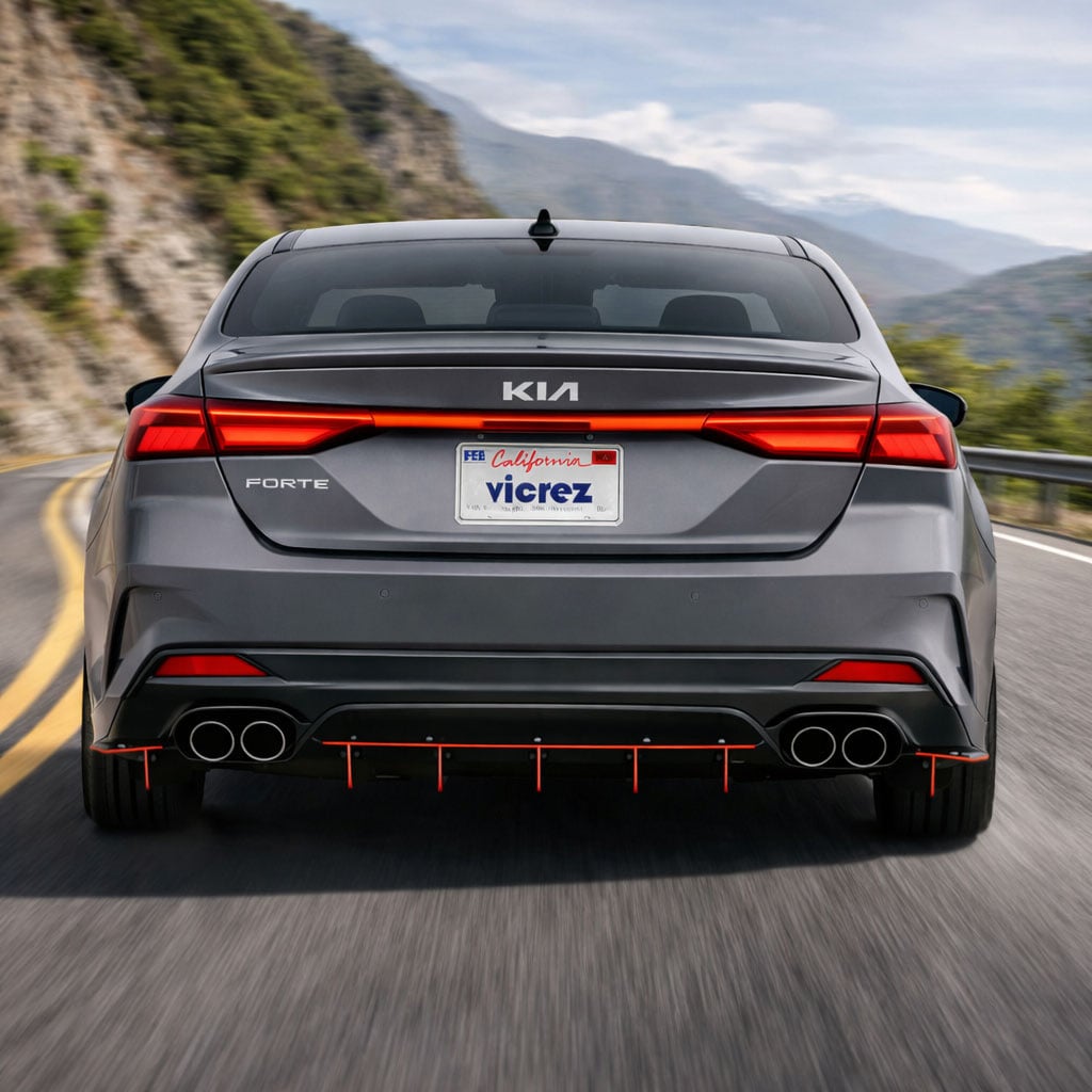 2019-2024 Kia Forte Jesky VR5 Style Rear Diffuser - Vicrez