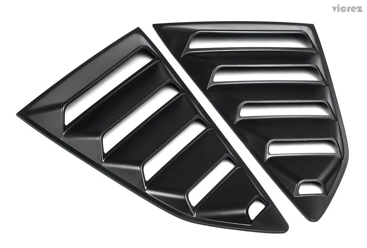 2016-2024 Chevrolet Camaro LV Style Quarter Window Louvers - Vicrez
