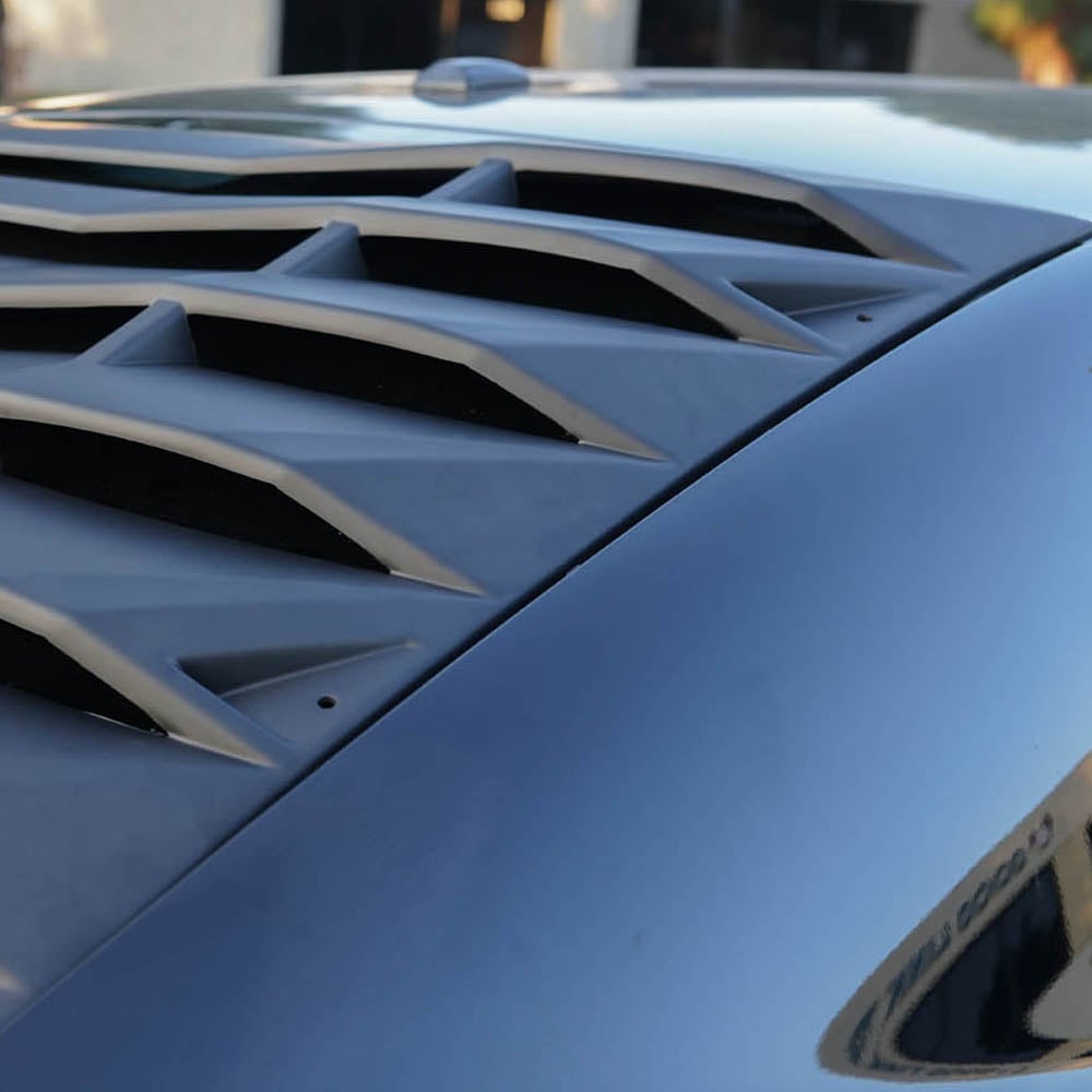 2011-2023 Dodge Charger LV Style Rear + Quarter Window Louvers - Vicrez