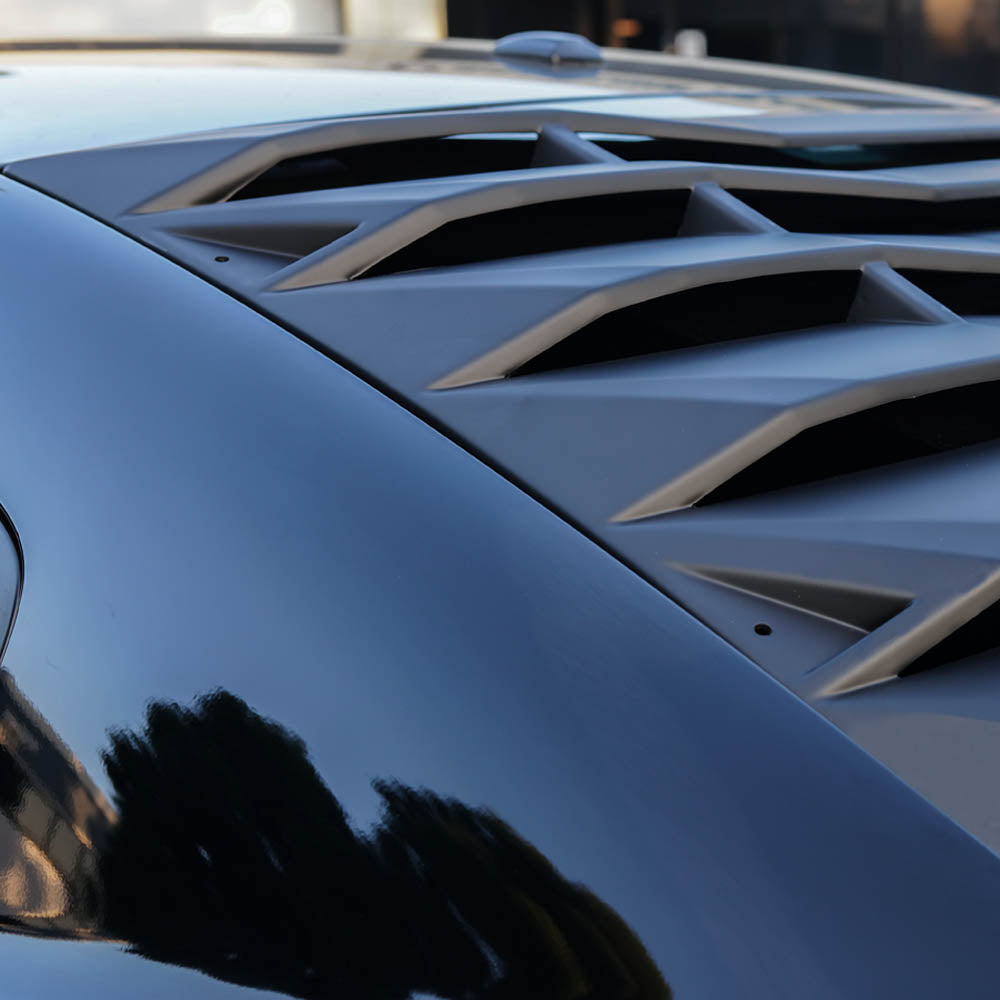 2011-2023 Dodge Charger LV Style Rear Window Louvers - Vicrez