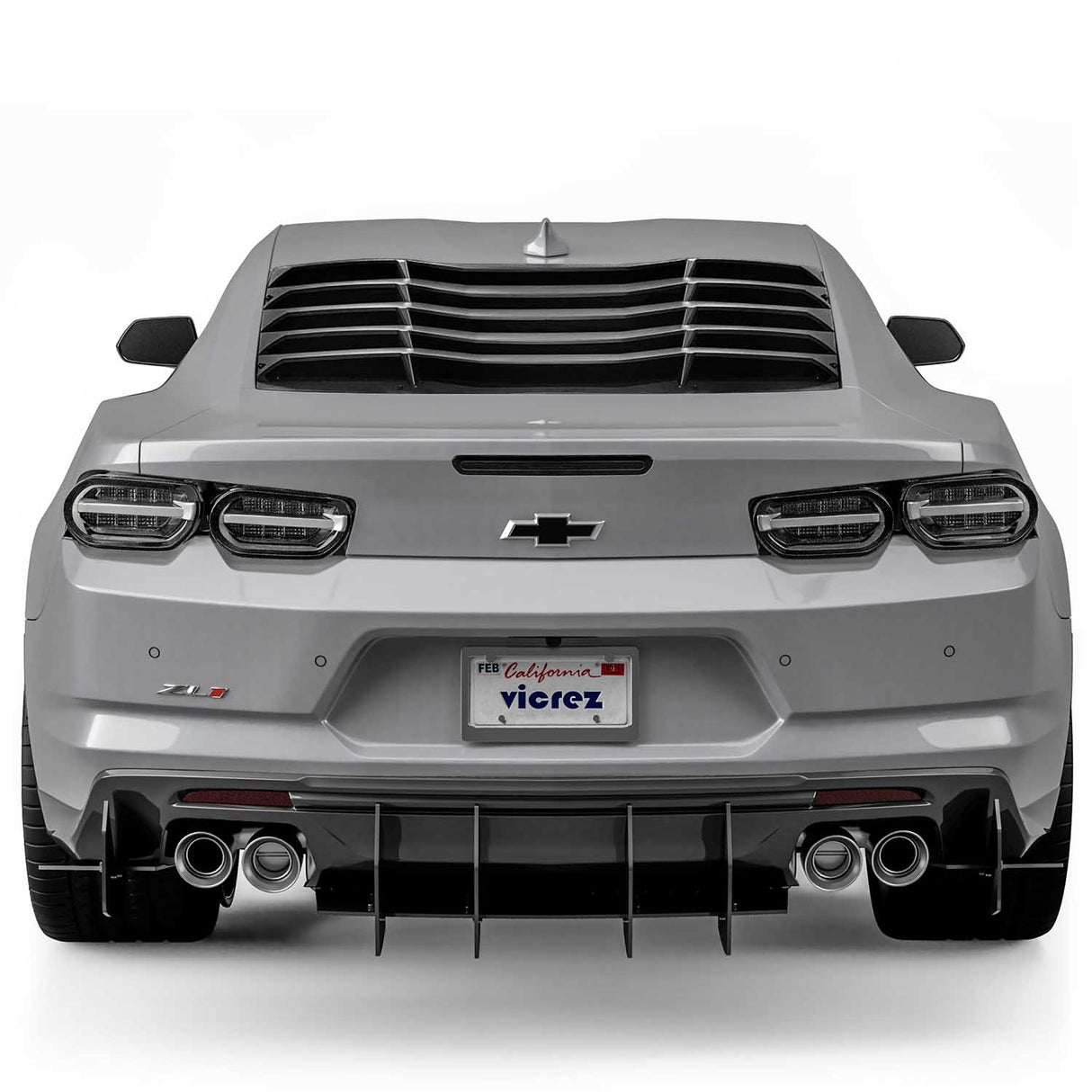 2016-2024 Chevrolet Camaro LV Style Rear Window Louvers - Vicrez