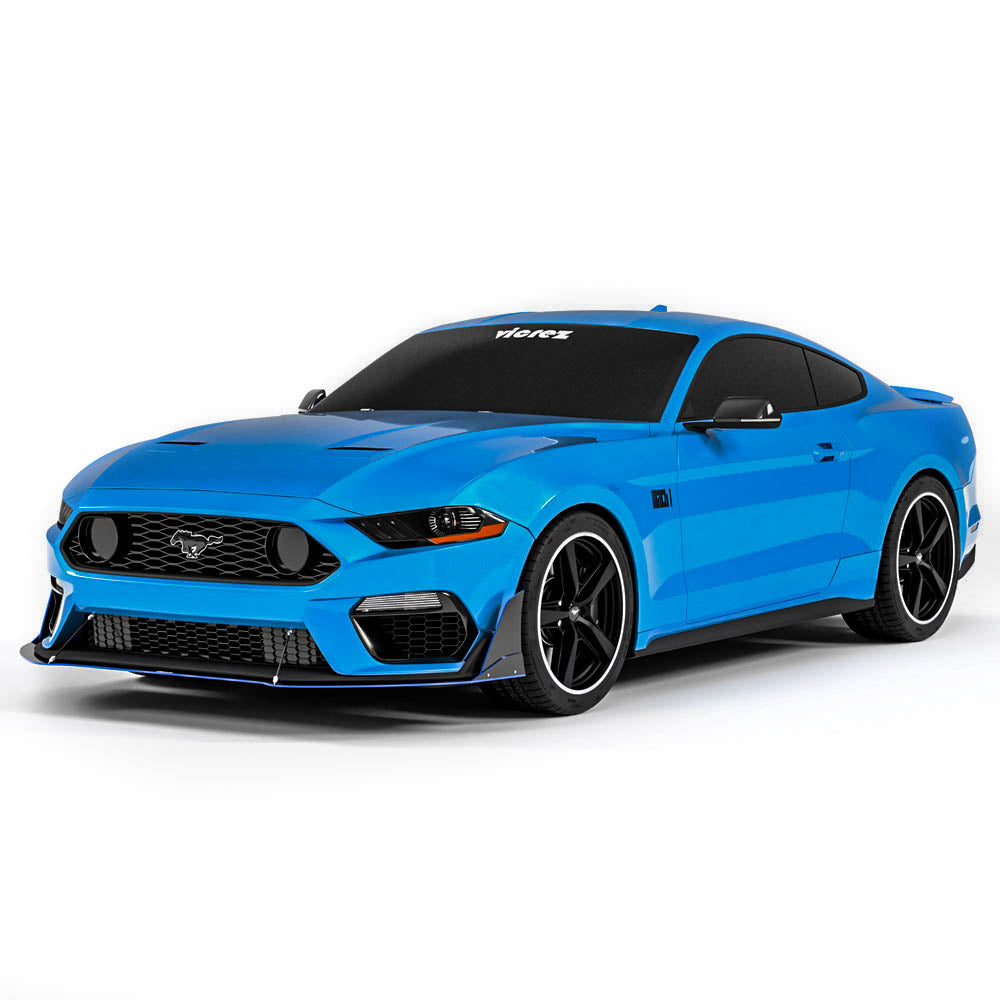 2021-2025 Ford Mustang Mach 1 LV4 Style Front Splitter - Vicrez