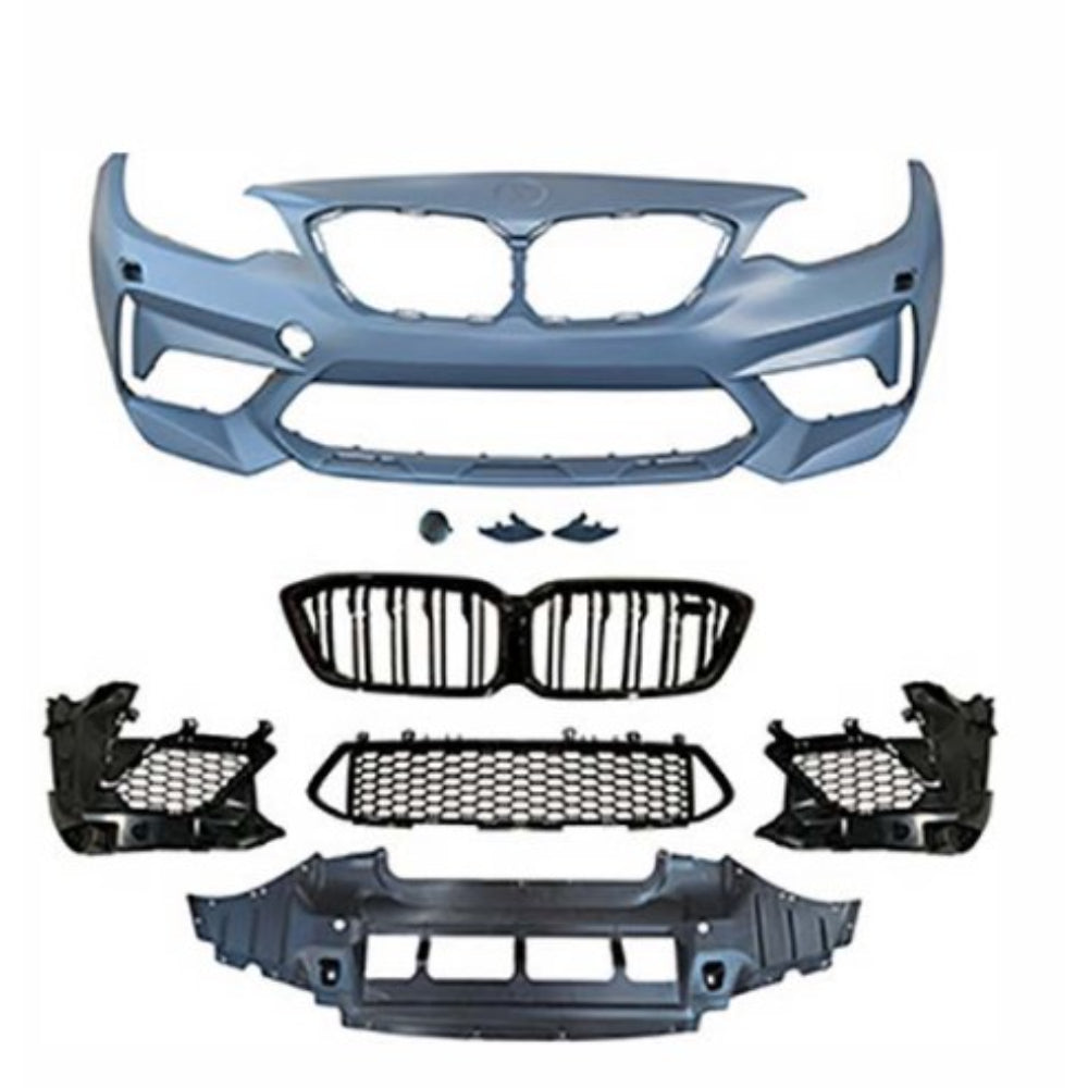 2013-2021 BMW F22/F87 M2 M2C Style Front Bumper - Vicrez